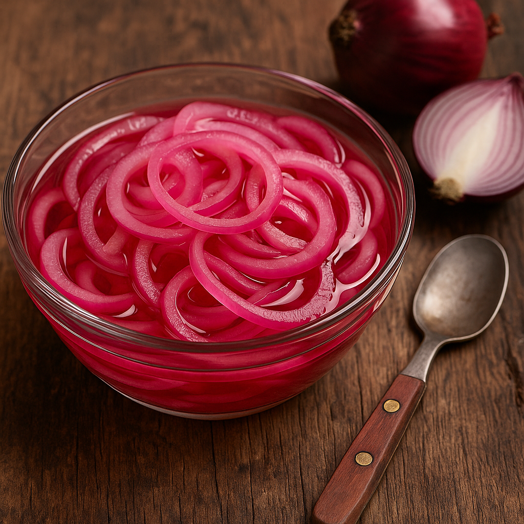pickled red onion